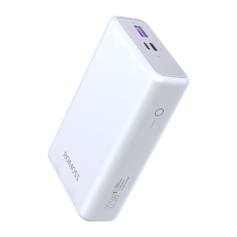 Romoss PAC10 10000mAh 20W Fast Charge Power Bank – White White