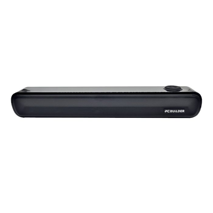 PCBuilder SONIC BOOM Bluetooth Gaming Speaker Black