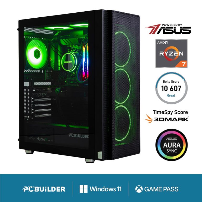 PCBuilder Ryzen 7 5700X3D COMMANDER Windows 11 Gaming PC -