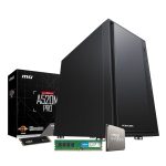 PCBuilder AMD Ryzen 7 5700G HOME MASTER Windows 11 Desktop PC Black