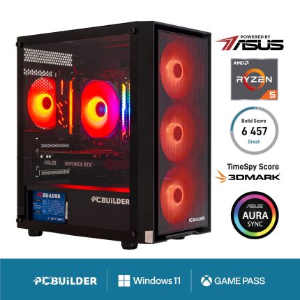 PCBuilder Ryzen 5 5600X SENTINEL Windows 11 Gaming PC -