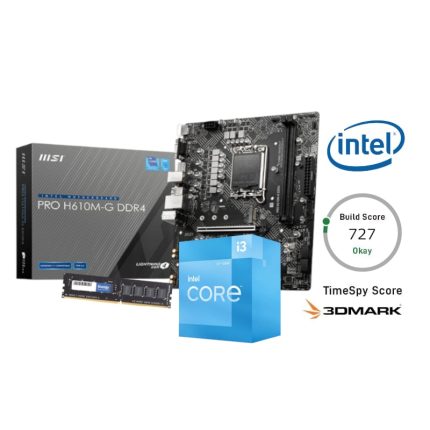 PCBuilder Intel Core i3-12100 LEVEL UP Core Upgrade Kit -