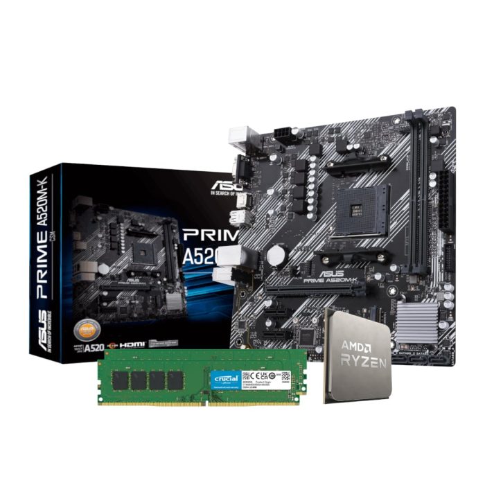 PCBuilder AMD Ryzen 5 5500 LEVEL UP Core Upgrade Kit Black