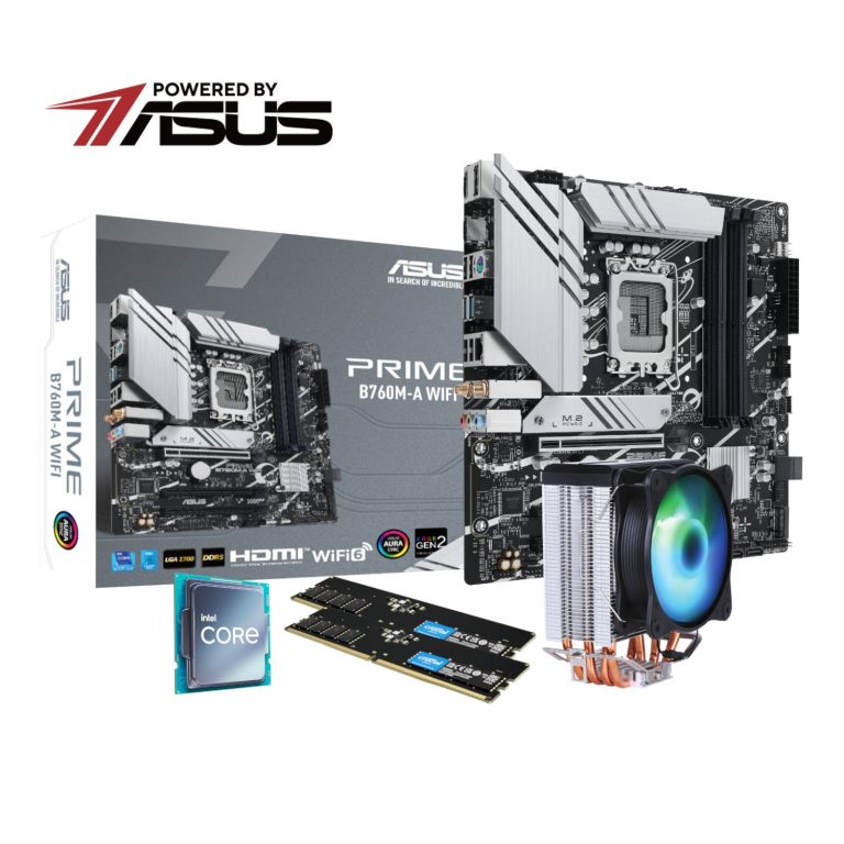 PCBuilder Intel Core i7-12700 LEVEL UP Core Upgrade Kit Black