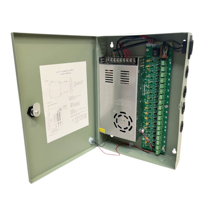 PD Power 18CH PSU 12V 25A PTC -