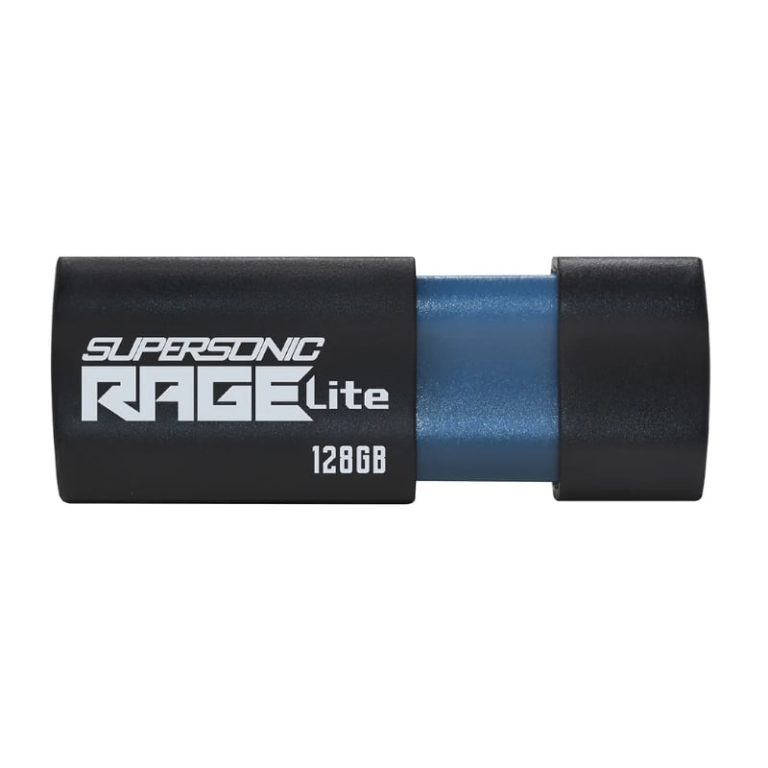 Patriot Rage Lite 128GB USB3.2 Flash Drive - Black Black