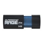 Patriot Rage Lite 64GB USB3.2 Flash Drive - Black Black
