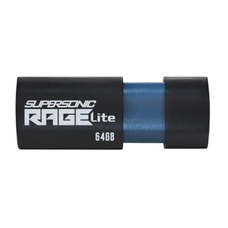 Patriot Rage Lite 64GB USB3.2 Flash Drive - Black Black