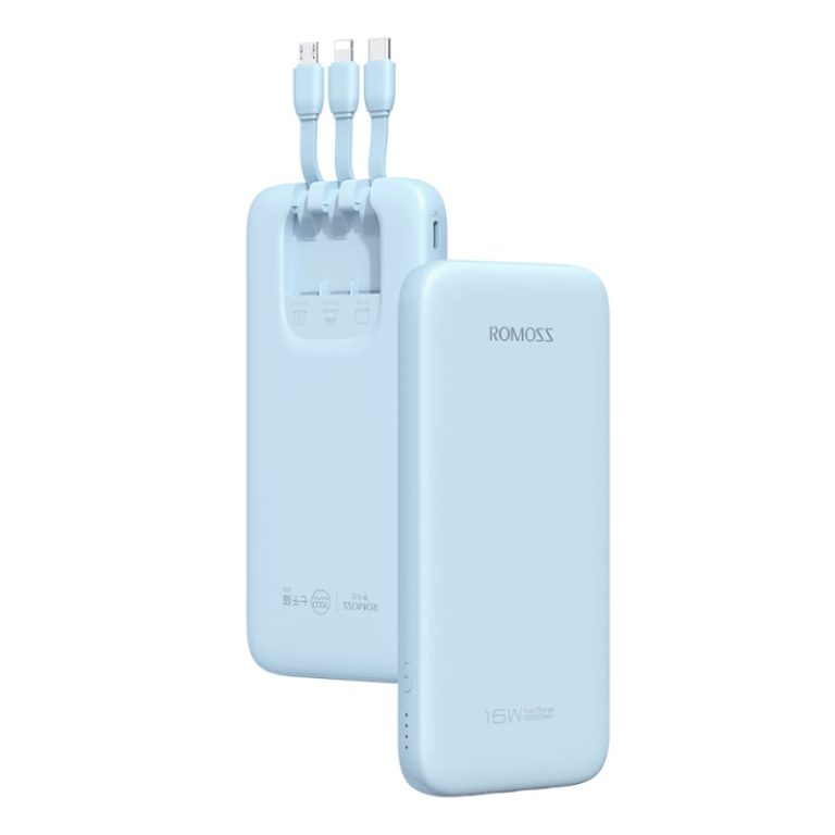 Romoss Power Bank 10000mAh 15W BLU Blue