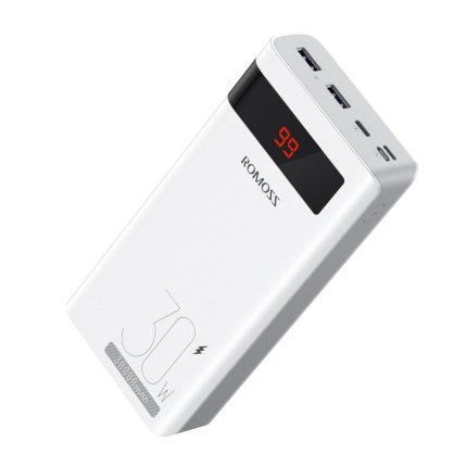 Romoss Sense 8PS Pro 30000mAh 30W Fast Charge Power Bank - White White