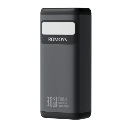 Romoss PMT30 30000mAh 30W Fast Charge Power Bank – Black Black