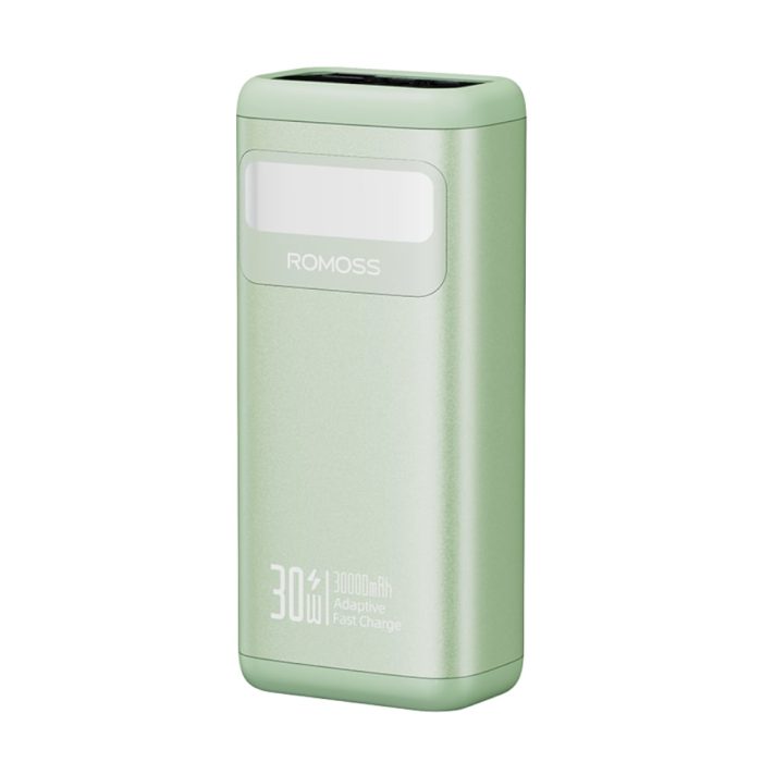 Romoss PMT30 30000mAh 30W Fast Charge Power Bank – Green Green