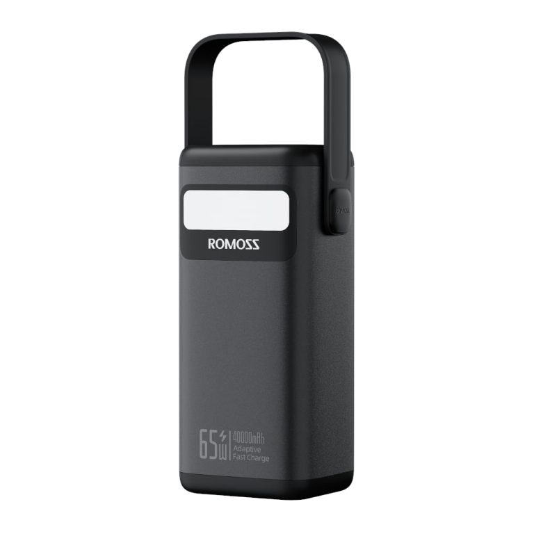 Romoss PMT40 EZCarry Pro 40000mAh 65W Fast Charge Power Bank - Black Black