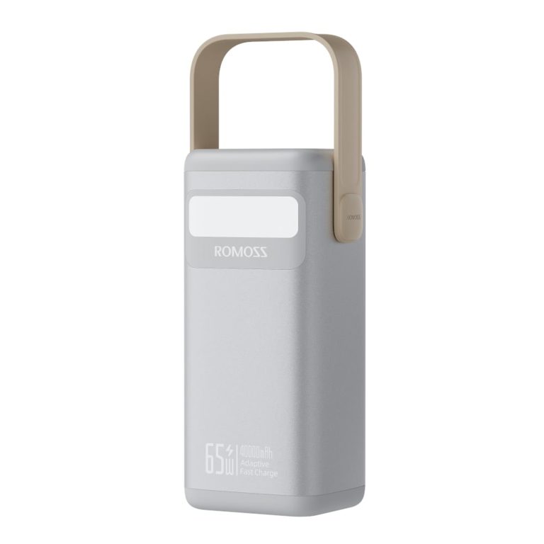 Romoss PMT40 EZCarry Pro 40000mAh 65W Fast Charge Power Bank - Silver Silver