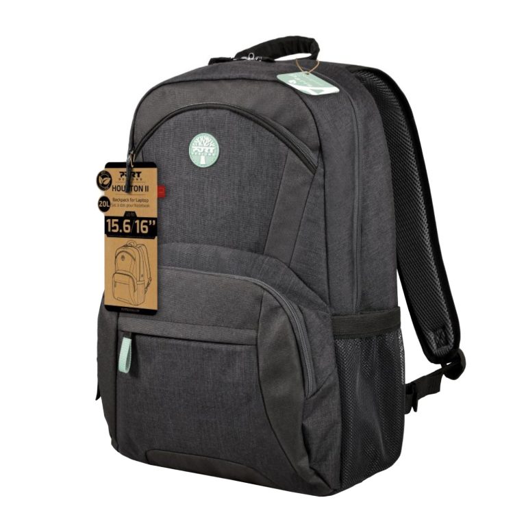 Port Designs Houston II ECO 15.6" Laptop Backpack Black