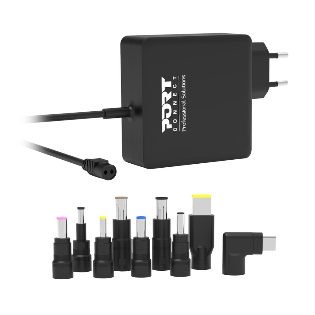 Port Connect 90W Universal Power Supply Black