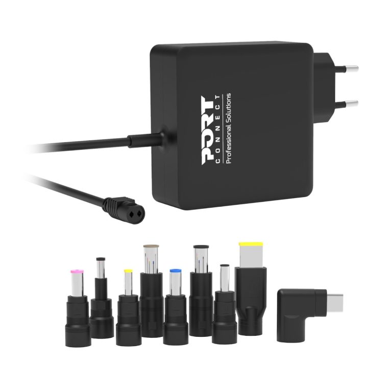 Port Connect 90W Universal Power Supply Black