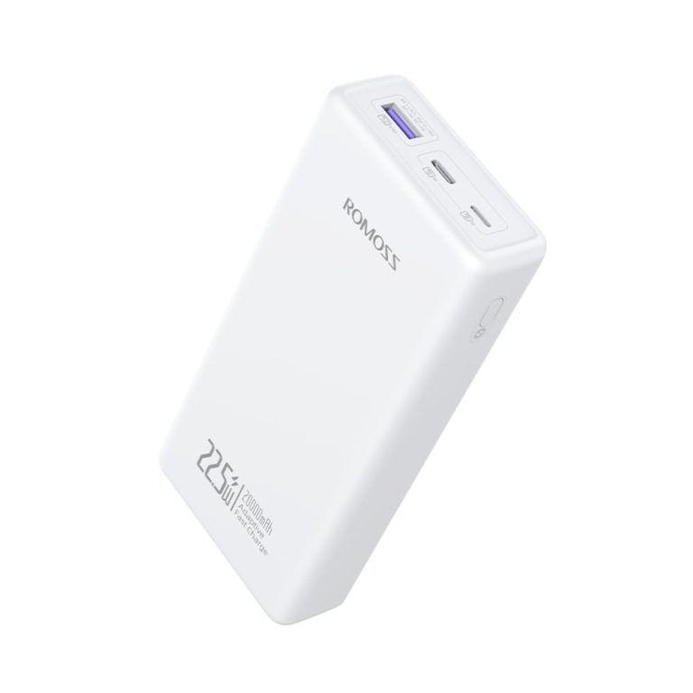 Romoss PRC20 20000mAh 22.5W Fast Charge Power Bank – White White