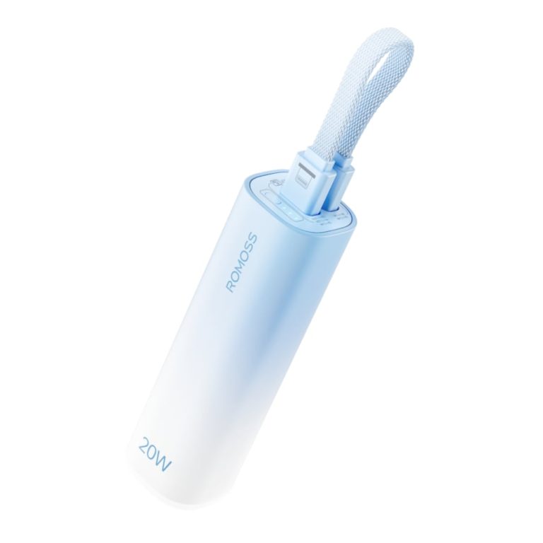 Romoss PSC05 5000mAh 20W Mini Power Bank – Blue Blue