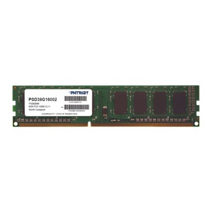 Patriot Signature Line 8GB 1600MHz DDR3 Single Rank Desktop Memory -