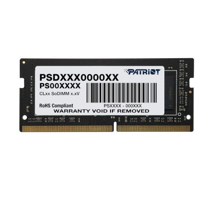 Patriot Signature Line 8GB 2400MHz DDR4 Dual Rank SODIMM Notebook Memory Black