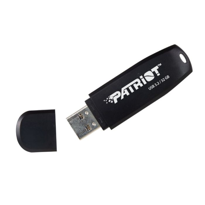 Patriot Xporter Core 32GB USB3.2 Flash Drive - Black -
