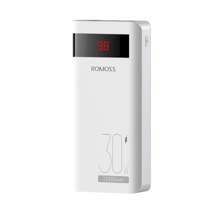 Romoss Sense 6PS Pro 20000mAh 30W Fast Charge Power Bank - White White