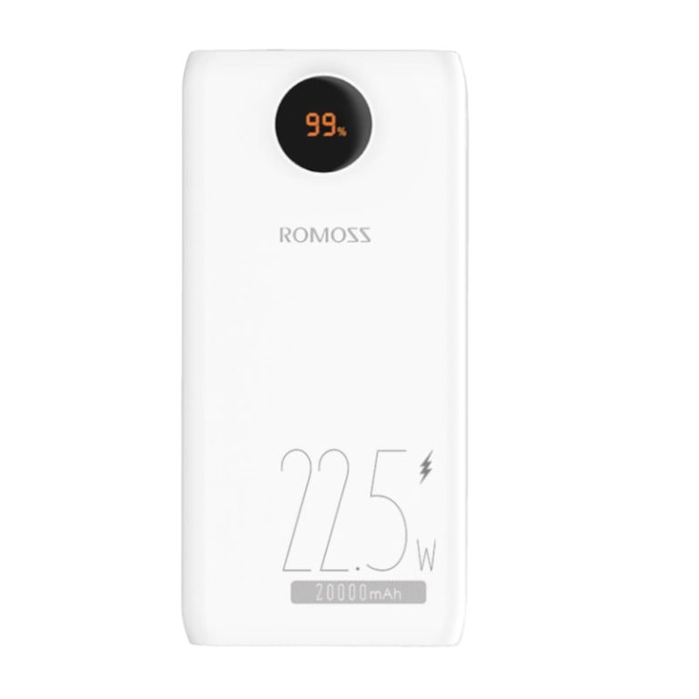 ROMOSS PWR BNK 20000MAH 22.5W WH White