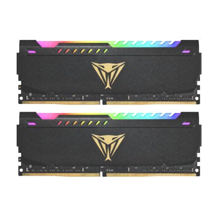 Patriot Vipersteel 32GB KIT (2x16GB) 3600MHz DDR4 Desktop Gaming Memory RGB Black
