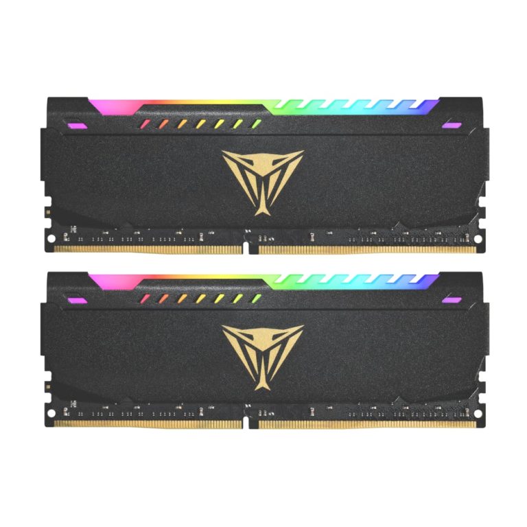 Patriot Vipersteel 32GB KIT (2x16GB) 3600MHz DDR4 Desktop Gaming Memory RGB Black