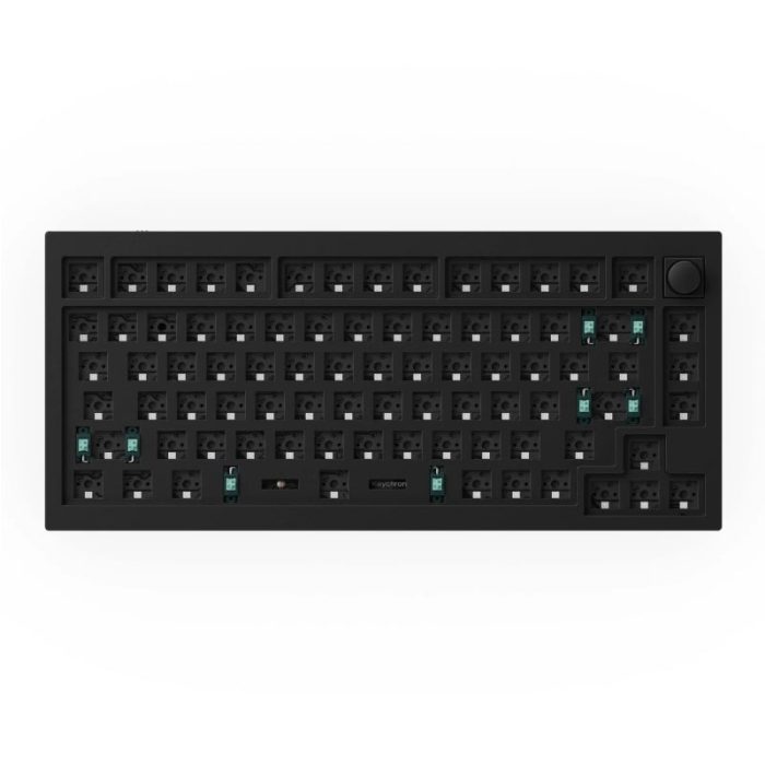 Keychron Q1 75% Barebone RGB Wired Keyboard - Black Black/Grey/White