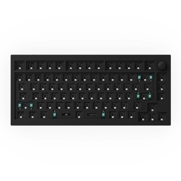 Keychron Q1 75% Barebone RGB Wired Keyboard - Black Black/Grey/White