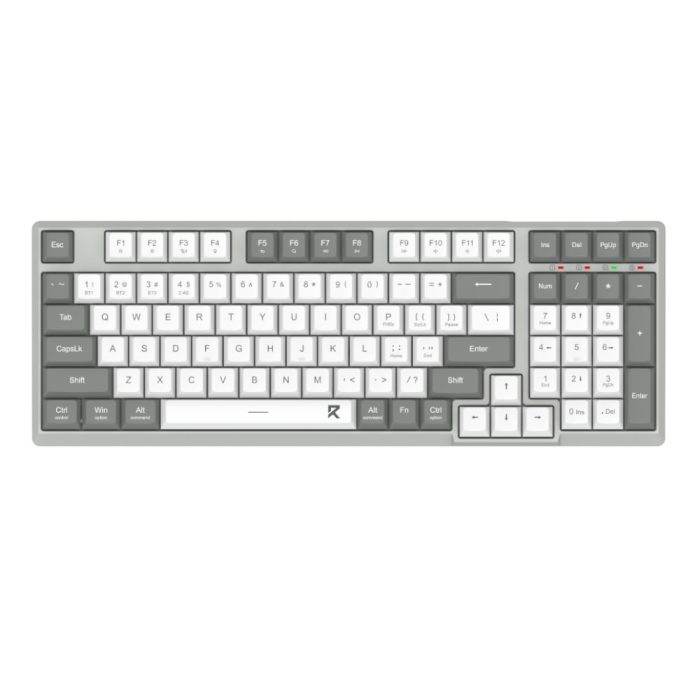 REDRAGON KB SCISSOR KEY 2.4G BT WRS BKWT Grey