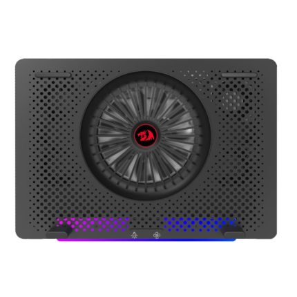 REDRAGON Dual USB 5 Fan RGB Gaming Notebook Stand Black
