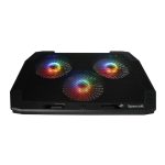 REDRAGON Dual USB 3 Fan RGB Gaming Notebook Stand Black