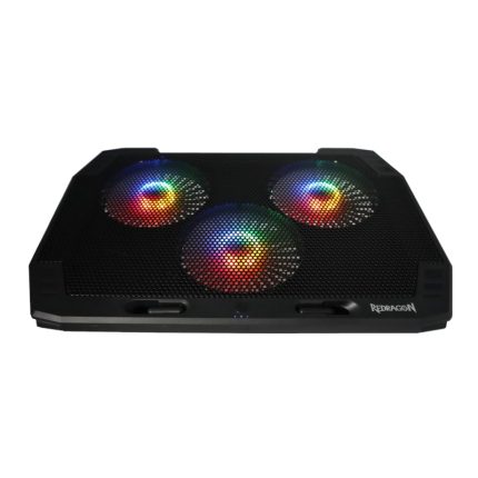REDRAGON Dual USB 3 Fan RGB Gaming Notebook Stand Black
