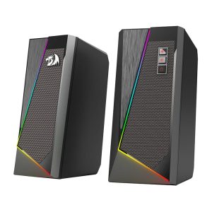 REDRAGON 2.0 Satellite Speaker ANVIL 2 x 3W RGB USB|Aux Gaming Speaker - Black Black