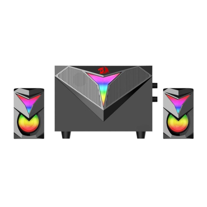 REDRAGON 2.1 Satellite Speaker TOCCATA RGB 11W Gaming Speaker - Black Black
