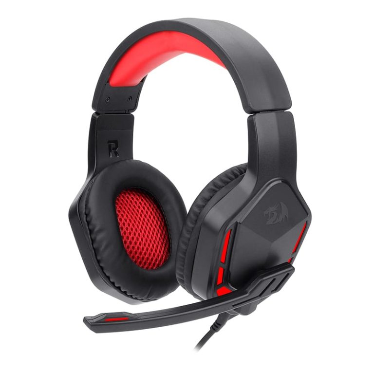 REDRAGON Over-Ear THEMIS Aux Gaming Headset - Black Black