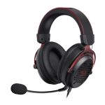 REDRAGON Over-Ear DIOMEDES Honeycomb 3.5mm AUX Gaming Headset - Black Black