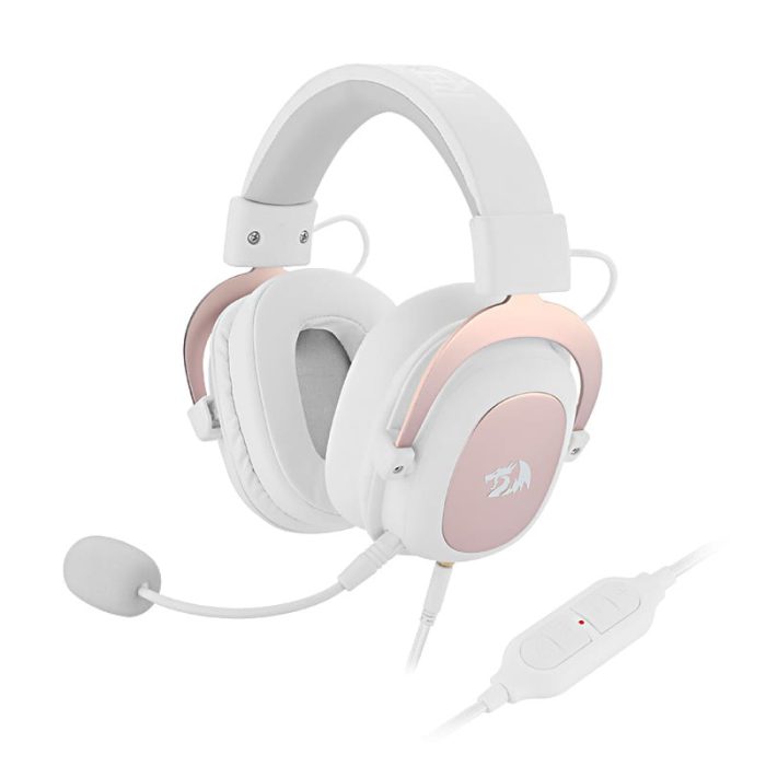 REDRAGON Over-Ear ZEUS 2 USB Gaming Headset - White White
