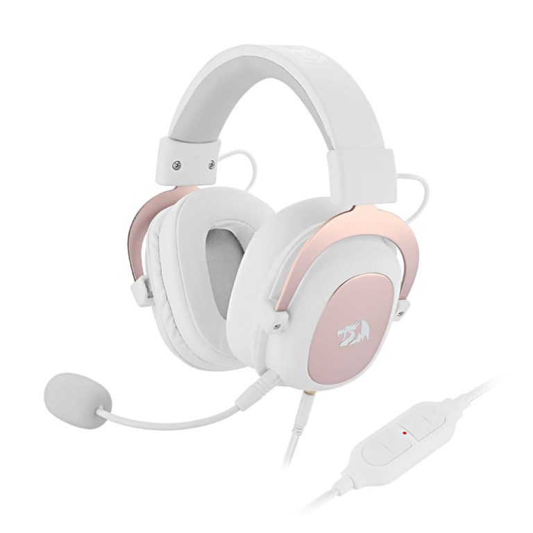 REDRAGON Over-Ear ZEUS 2 USB Gaming Headset - White White