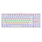 REDRAGON KUMARA Mechanical 87 Key|RGB Backlit Gaming Keyboard - White White