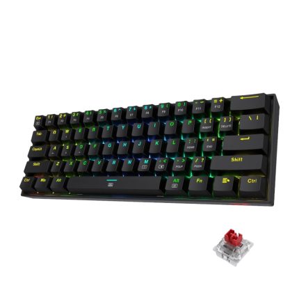 REDRAGON DRAGONBORN Wired Mechanical Keyboard RGB 67Key Design - Black Black