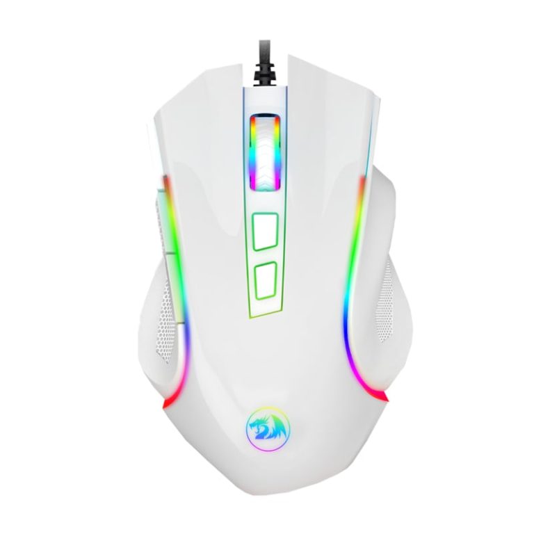 REDRAGON GRIFFIN 7200DPI Gaming Mouse - White White