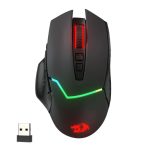 REDRAGON Mirage Pro 8000DPI RGB Wireless Gaming Mouse - Black Black