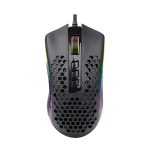 REDRAGON STORM 12400DPI 7 Buttons|Ergonomic Design|P3327 Optical Sensor|Lightweight Body|RGB Backlit gaming Mouse - Black Black