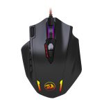 REDRAGON IMPACT 12400DPI MMO Gaming Mouse - Black Black