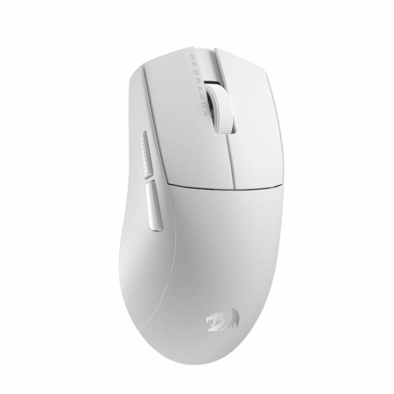 Redragon M916 PRO 1K 3-Mode Wireless Gaming Mouse – White -