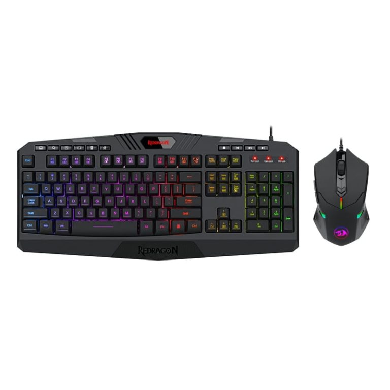 REDRAGON 2IN1 (K503A-RGB|M601) Gaming Combo 1 - Black Black